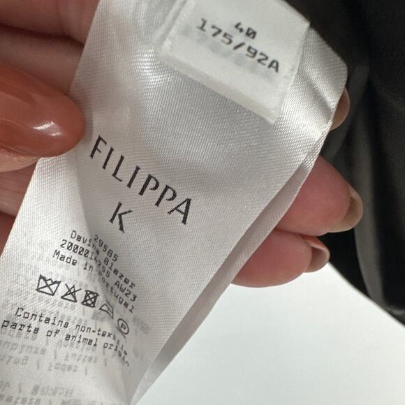 FILIPPA K Women's Dark Chocolate Davina Oversized Blazer Size 40 | Large - Picture 6 of 10
